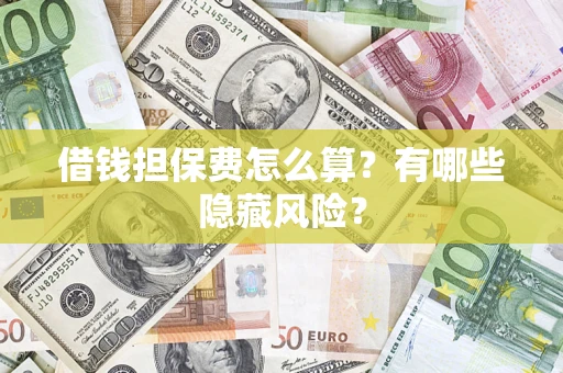 北京借钱担保费怎么算？有哪些隐藏风险？