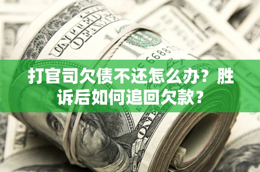 北京打官司欠债不还怎么办？胜诉后如何追回欠款？