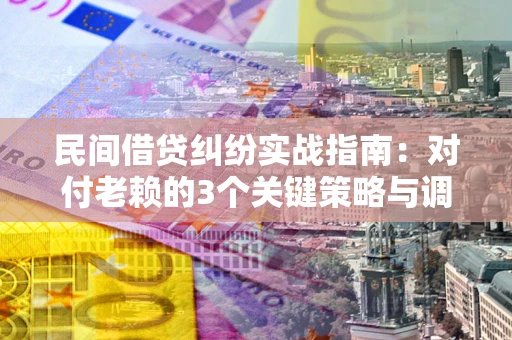 北京民间借贷纠纷实战指南：对付老赖的3个关键策略与调解盲区解析