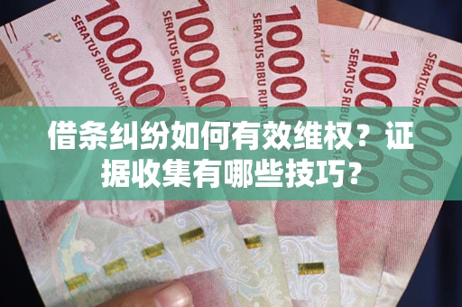 北京借条纠纷如何有效维权？证据收集有哪些技巧？