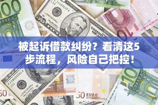 北京被起诉借款纠纷？看清这5步流程，风险自己把控！