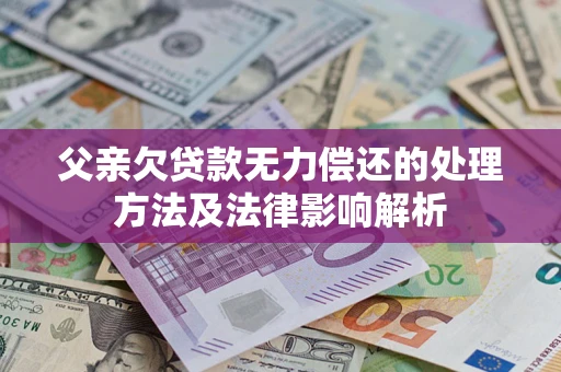 北京父亲欠贷款无力偿还的处理方法及法律影响解析